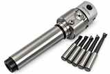 MT3 Boring Head Kit 38mm 1.5" Precision Boring Head with 5 Carbide Boring Bars & 3 Fly Cutters, M12 x 1.75 Drawbar, M14 x 1 Mounting Thread | UK STOCK