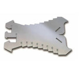 Stainless Steel Sheet Metal Scribe Marking Tool 140mm | Precision Marking Template with Scale 5–100mm | Rustproof Deburring Tool
