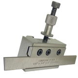 T63 Parting Tool Holder for Quick Change Tool Post | Boxford Lathe Spare Holder with 1/8" Blade UK STOCK