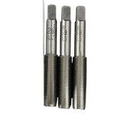 1/2" x 26 TPI Hand Tap Set – 3 Piece British Cycle Thread (BSCY / CEI) Taps | Taper, Second & Plug UK STOCK