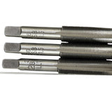 1/2" x 26 TPI Hand Tap Set – 3 Piece British Cycle Thread (BSCY / CEI) Taps | Taper, Second & Plug UK STOCK