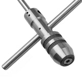 1/16"–1/4" Adjustable Piloted T-Handle Ratchet Tap Holder Wrench (1.5–6.35 mm) – Precision Spindle Tap Wrench
