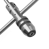 1/16"–1/4" Adjustable Piloted T-Handle Ratchet Tap Holder Wrench (1.5–6.35 mm) – Precision Spindle Tap Wrench