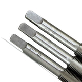 7/16" x 26 TPI Hand Tap Set – 3 Piece British Cycle Thread (BSC) Taps | Taper, Second & Plug