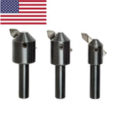 Round Small Fly Cutter Set of 3 Pcs – 8mm Shank with HSS M2 Cutting Tool Bits | Precision Milling Tool (USA Fulfilled)