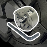 50mm 4 Jaw Independent Mini Lathe Chuck | M14×1 Threaded | Reversible Hardened Jaws