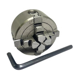 50mm 4 Jaw Independent Mini Lathe Chuck | M14×1 Threaded | Reversible Hardened Jaws