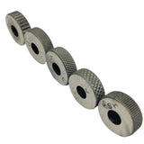 Single Wheel Knurling Tool Holder 10×10mm Shank with 6 HSS Knurls | Mini Lathe Knurling Tool