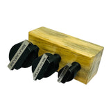 Fliegende Fräser-Set 1/2" Schaft (3-teilig) – Inklusive kostenlosen HSS-Schneiden für Fräsmaschinen