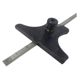Engineer's Depth Gauge 150mm / 6 Inch Stainless Steel Ruler | Metric & Imperial Precision Depth Measuring Tool