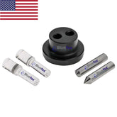 Optical Center Punch Tool Kit | Precision Marking Set with Acrylic Target Lens | High-Accuracy Layout Punch