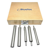 Precision 5 Piece Center & Edge Finder Set | Hardened Tool Steel | Imperial Standard | Milling Machine & Jig Boring Alignment Tool