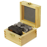 Precision Engineers V-Block Clamp Set | Matched Pair V Blocks with Clamps | 1-5/8" x 1-1/4" x 1-1/4" | Hardened Steel | Wooden Box