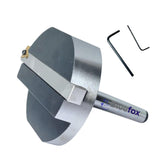 100mm (4") Fly Cutter MT3 Shank with M12x1.75 Drawbar – TNMG16 Carbide Insert & HSS Tool Bit Milling Tool