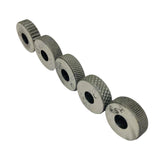 Single Wheel Knurling Tool Holder with 6 HSS Knurls | 12mm Shank Mini Lathe Knurling Tool Set