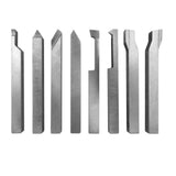 Precision 8-Piece HSS Lathe Tool Set – 6mm Form Tools with Wooden Storage Box
