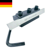 Lathe Parting Off Tool Holder Clamp Type 10mm Shank with HSS Blade 3/32" x 1/2" x 4"