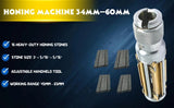 Cylinder Engine Hone Kit 34-60mm with 4 Honing Stone Sets (120, 180, 220, 320 Grit) | DE