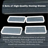 Cylinder Engine Hone Kit 34-60mm with 4 Honing Stone Sets (120, 180, 220, 320 Grit) | DE