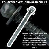 Cylinder Engine Hone Kit 34-60mm with 4 Honing Stone Sets (120, 180, 220, 320 Grit) | DE