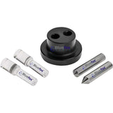Bluefox Optical Center Punch Tool Kit with Acrylic Target Lens & Precision Center Punches | DE