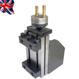 Mini Vertikalschlitten 90 x 50 mm für Drehfräsarbeiten | Einstellbarer Fräsaufsatz | UK LAGERBESTAND