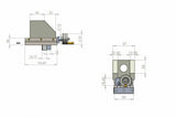 Mini Vertikalschlitten 90 x 50 mm für Drehfräsarbeiten | Einstellbarer Fräsaufsatz | UK LAGERBESTAND