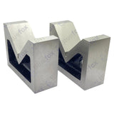 3" Cast Iron V Block Set (Pair) | Precision Vee Blocks 75 x 31 x 56mm | UK STOCK