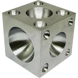 3" x 3" Solid Steel Doming Dapping Block | 25 Depression Jewellery Forming Block | UK STOCK
