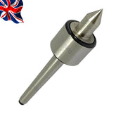 MT0 Lathe Live Center Morse Taper Revolving Center | Precision Turning Tool for Mini Lathes | UK STOCK