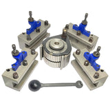 Multifix Style A1 40 Position Quick Change Tool Post Set | 150–300mm Swing Lathe | Bluefox Tools | UK STOCK