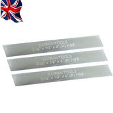 HSS Lathe Parting Off Blades Set 3/32" x 1/2" x 4" | Pack of 3 | Hawk Style | UK STOCK