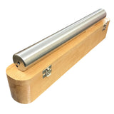 Lathe Alignment Test Bar 400mm Parallel Shank Mandrel | Precision EN31 Steel | Wooden Box | UK STOCK