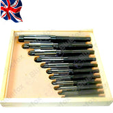 Adjustable Hand Reamer Set H4–H14 | 11 Piece Set | 11.9–38.1mm | Bluefox Tools | UK STOCK