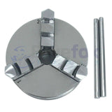 65mm 3 Jaw Self Centering Lathe Chuck M14 x 1 Thread | Mini Lathe & Unimat Chuck | UK STOCK