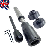 MT3 Floating Tailstock Die Holder Set | 13/16" to 1-1/2" Split Die Capacity | Lathe Threading Tool | UK STOCK