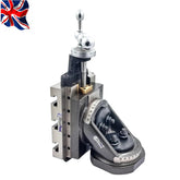 Vertical Milling Slide with Double Swivel Base for Myford ML7 & Super 7 Lathe | 100 x 125mm Table | UK STOCK