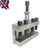 T3 Quick Change Tool Post Holder 35mm Capacity | Colchester Student & Master Lathe Holder | UK STOCK