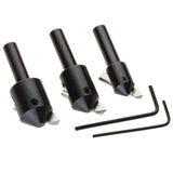 3 Piece Engineers Fly Cutter Set with HSS Round Tool Bits | 3/8" Shank Milling Cutter Set | UK STOCK