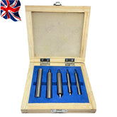 5 Piece Center & Edge Finder Wiggler Set | CNC Milling Machine Precision Locator Tool | UK STOCK