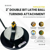 2" Ball Turning Attachment Double Bit for Myford Lathe | 50mm Radius Tool | Bluefox | UK STOCK