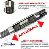 Verstellbarer Handreibersatz H4–H14 | 11-teilig | 11,9–38,1 mm | Bluefox Tools | UK-LAGER