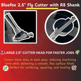2-1/2" R8 Fly Cutter with TNMG16 Carbide Tool Bit | Bridgeport Milling Machine Fly Cutter | UK STOCK