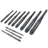 11 Pcs Adjustable Hand Reamer Set H4–H14 (15/32"–1-1/2") HSS Blades with Wooden Box | Bluefox Tools | DE