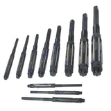 11 Pcs Adjustable Hand Reamer Set H4–H14 (15/32"–1-1/2") HSS Blades with Wooden Box | Bluefox Tools | DE
