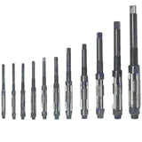 11 Pcs Adjustable Hand Reamer Set H4–H14 (15/32"–1-1/2") HSS Blades with Wooden Box | Bluefox Tools | DE