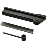 3/8" × 7/8" × 5" Lathe Parting Tool Holder with 3/32" HSS Cut-Off Blade | 5" Length | Bluefox Tools