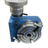 HV4 110mm (4") Horizontal Vertical Rotary Table with MT2 Centre | 90:1 Heavy Duty Precision Milling Table | Bluefox Tools | UK STOCK