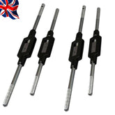 4 Piece Adjustable Tap Wrench Set 1/16"–3/4" Capacity | Engineering Threading Tool Kit | Bluefox Tools | UK STOCK