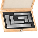 🎯 Precision Engineers Square Set 2" 3" 4" & 6" 4pc Hardened Squares In Wooden